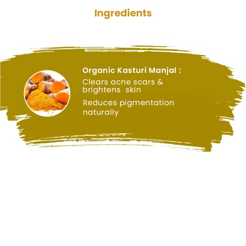 Dhathri Kasthuri Manjal Powder to Reduce Acne, Dark Spots and Marks | Wild Turmeric Powder for Tan Removal| Kasturi Haldi Powder for Face and Body... - Image 4