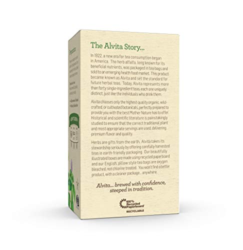 Alvita Organic Peppermint Herbal Tea - Made With Premium Quality Organic Peppermint Leaves, And A Delightful Zesty Flavor, 24 Tea Bags #TOP4
