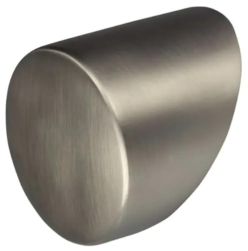 Forge Brushed Nickel Handrail End Cap - 54mm Diameter - Pair