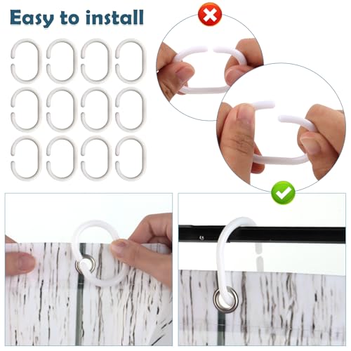 LTZGO 180x200 Duschvorhang aus Stoff Polyester Textil Anti-schimmel Wasserdicht Waschbar für Badezimmer Badewanne und Dusche dekorieren Vorhang Duschvorhänge mit 12 Duschvorhangringen (Wal-Katze)