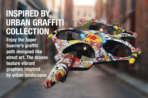Image of RC Aeroplane 2.4GHz Remote Controlled Aeroplane L0712 Quadcopter Floating Fighter Plane RC Aeroplane RTF for Beginners, Children and Adults, APlane Toy with Coloured Lights USB Charging (VERTICAL)