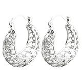Elegantes aretes retro huecos, la combinación perfecta de exquisita artesanía y diseño clásico que muestra personalidad y encanto, adecuados para una variedad de ocasiones, talla única, Zinc, Sin
