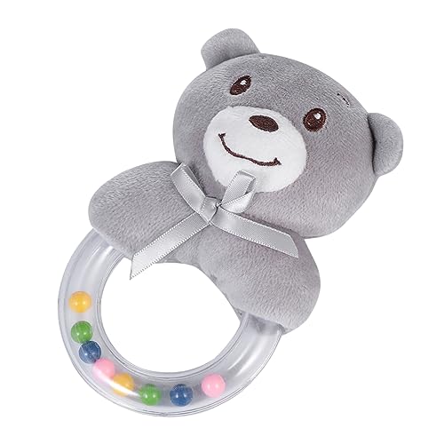 NAMOARLY 1個 手でベルを鳴らす ソフトリングラトル ぬいぐるみ シェーカー ベビーラトルシェイカー ベビーガラガラおしゃぶり 動物 おもちゃ ハンドベル 赤ちゃん