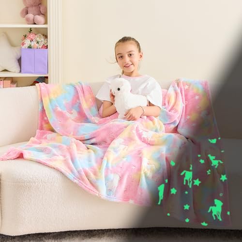 Wajade Unicorn Blanket Pink 50x60