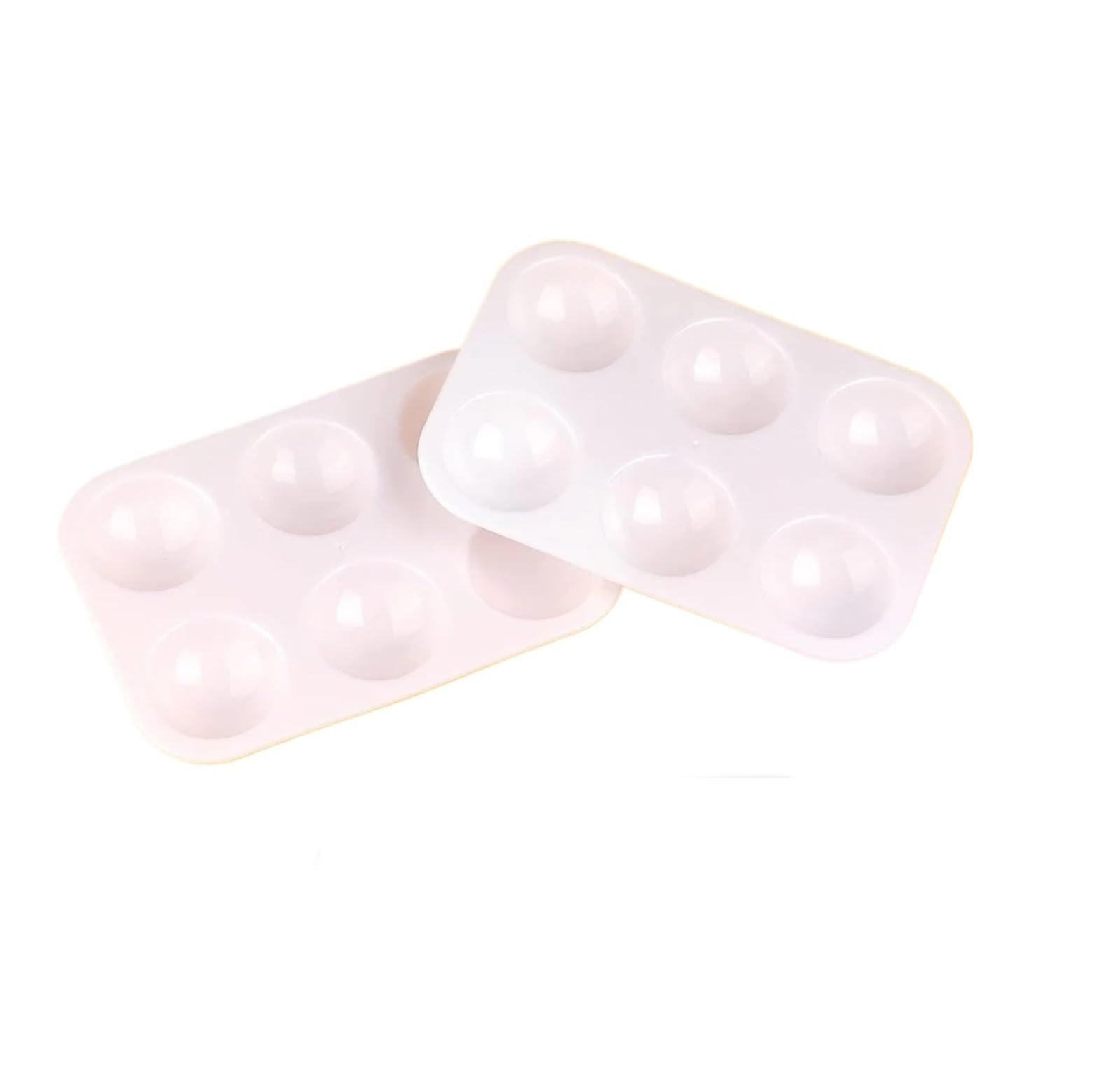 Palette d'aquarelle en Plastique Blanc pour Peinture Aquarelle