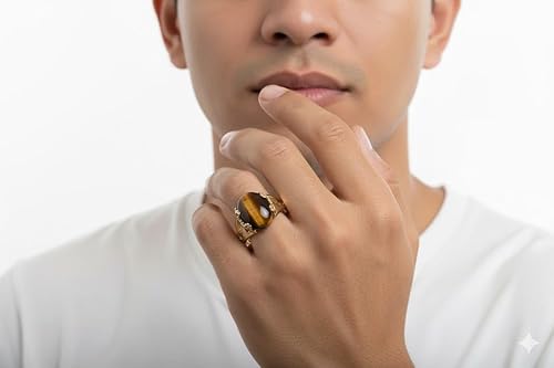 Miniatura 5 de 55Carat Elija su color Anillo de piedra genuina chapado en oro de 18 quilates ovalado hecho a mano joyería para regalo tamaños 4-13