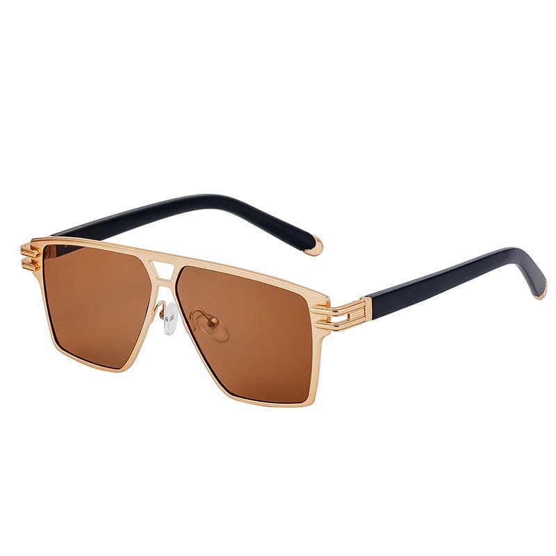 Lunettes de soleil vintage MUTYNE pour femmes et hommes avec monture métallique UV400