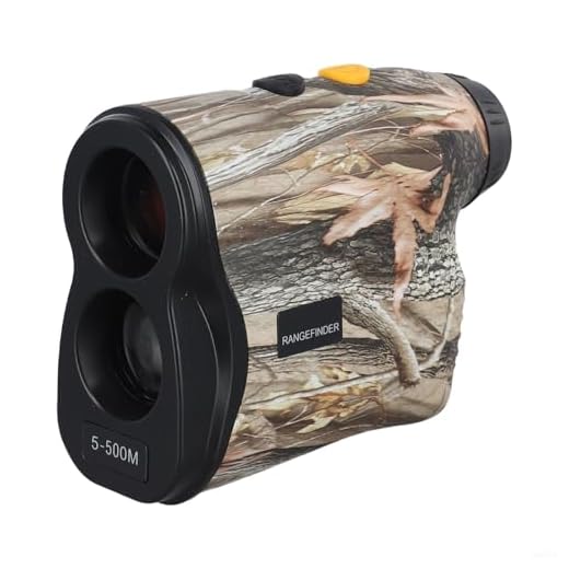 Easy to Use Digital Rangefinder 500m Distance Measurement, 6X Magnification, for Golf and Hunting