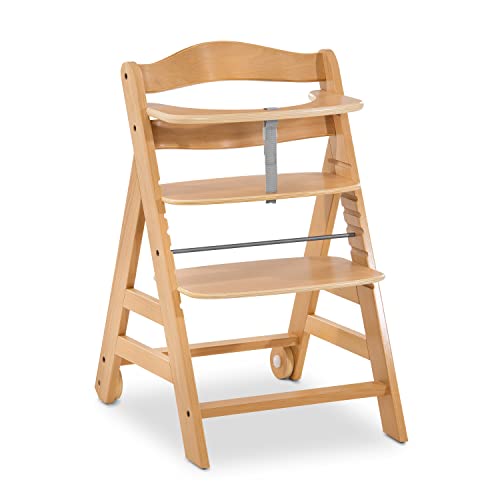 hauck Schutzbügel für Alpha+, Beta+ & Alpha+ Move Holzhochstuhl, Ersatzbügel aus Buchenholz für Kinder 6-36 Monate (Natural)