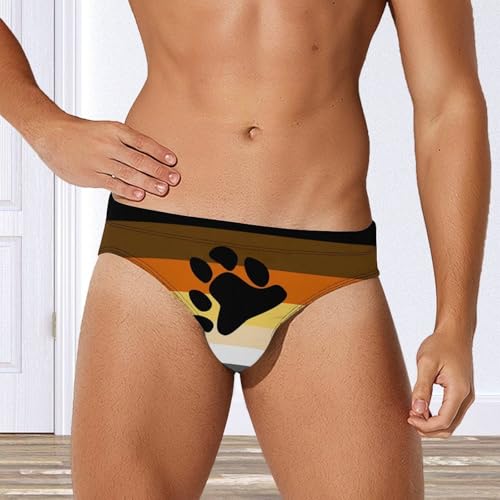 LGBTQ Gay Proud Flag Mens Swim Briefs Sexy Bikini Swimwear Bathing Suits Trunks4