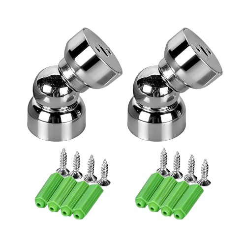 Cucumis 2 Pcs Stainless Steel Magnetic Door Stopper - Heavy Duty Magnetism Door Holder for Bedroom, Bathroom, Kitchen, Home Office
