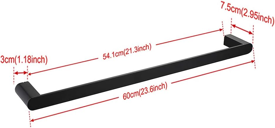 Modern 5-Piece Bathroom Hardware - Wall-Mounted Towel Rail, Robe Hook, Tissue, Toothbrush, Shelf - Anti-Corrosion, Easy Installation(2 Piece Robe Hook)