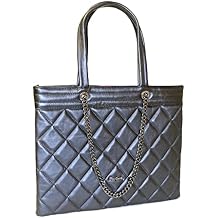 Pierre Cardin Large Black Structured Square Shoulder Bag