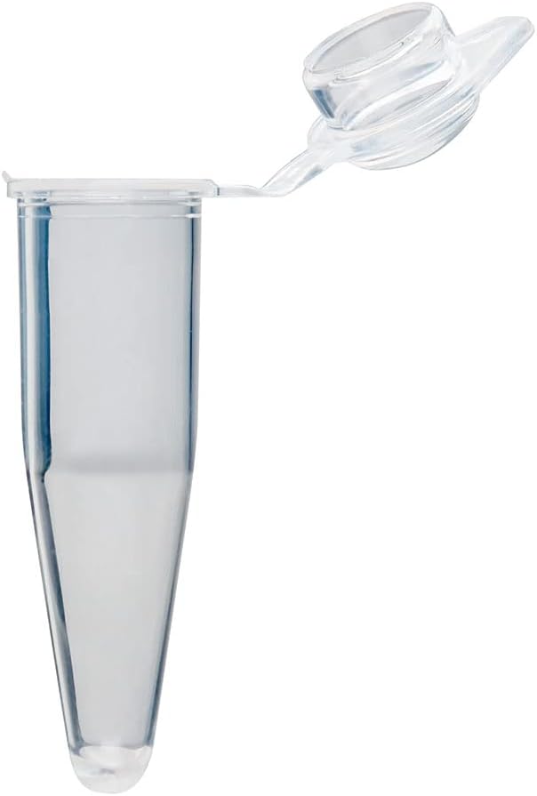 Globe Scientific PCR-02D PCR 튜브, 돔 캡 포함, 투명, 0.2mL 용량, 10000개 팩 — 사진 1