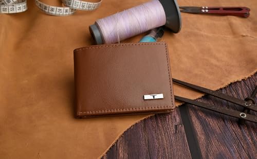 Image of URBAN FOREST Fred Aniline Cognac Leather Wallet for Men