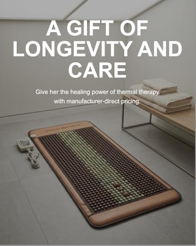 Image of Carefit Original Jadato Health Care Heating Mat | 1092 Jade Tourmaline Stones with Uterus Care