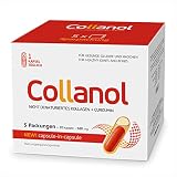 Collanol – Innovation in der Pflege gesunder Gelenke Flüssige Formel in einer Doppelkapsel 3D- Kollagen + Mizell-Extrakt von Curcumawurzeln 1 Kapsel/Tag. Laborgeprüft (5er Pack)