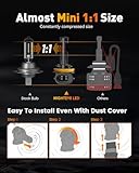 NIGHTEYE H11 LED Headlight Bulb - 600% 25000LM 1:1 Size H11/H8/H9 Headlight Bulb, 6500K Cool White Super Bright, Plug and Play,IP68 Waterproof,Pack of 2 - Image 2