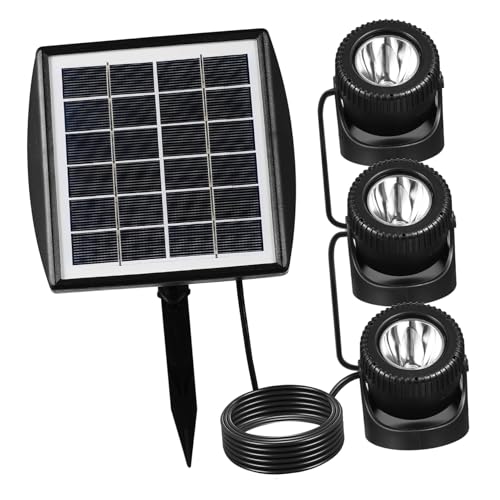 Toyvian Luces Subacuáticas Para Estanque Luz Solar Alta Eficiencia Resistente Al Agua