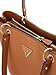 Imagen de GUESS bolso bandolera Noelle II Luxury Satchel Tan Multi marrón topo