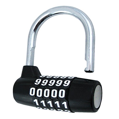 Combination Lock Outdoor 5 Digit Combination Padlock Weatherproof Lock For Gym, School Locker, Sports, Hasp Cabinet, Fence, Gate, Toolbox 2 Pack #TOP3