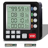 Uso versatile: ideale per cucinare, fare esercizio fisico, studiare o qualsiasi scenario che richieda più timer simultanei per il conto alla rovescia