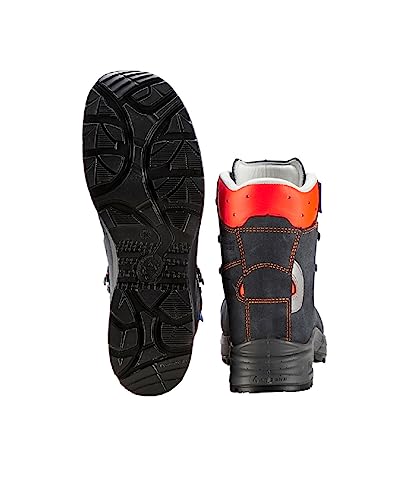 Foto von Haix KOX Protector Low 2.0 Schnittschutzstiefel, Grau/Orange, Größe 44
