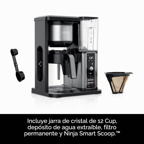 Miniatura 9 de Ninja Cm371 Cafetera Caliente Y Helada Xl Con Cerveza Rápida En Frío, 4 Estilos De Preparación, 8 Tamaños Taza Pequeña Para Viajar, Taza De Café De Una Sola Serie, Jarra De 12 Tazas, Filtro
