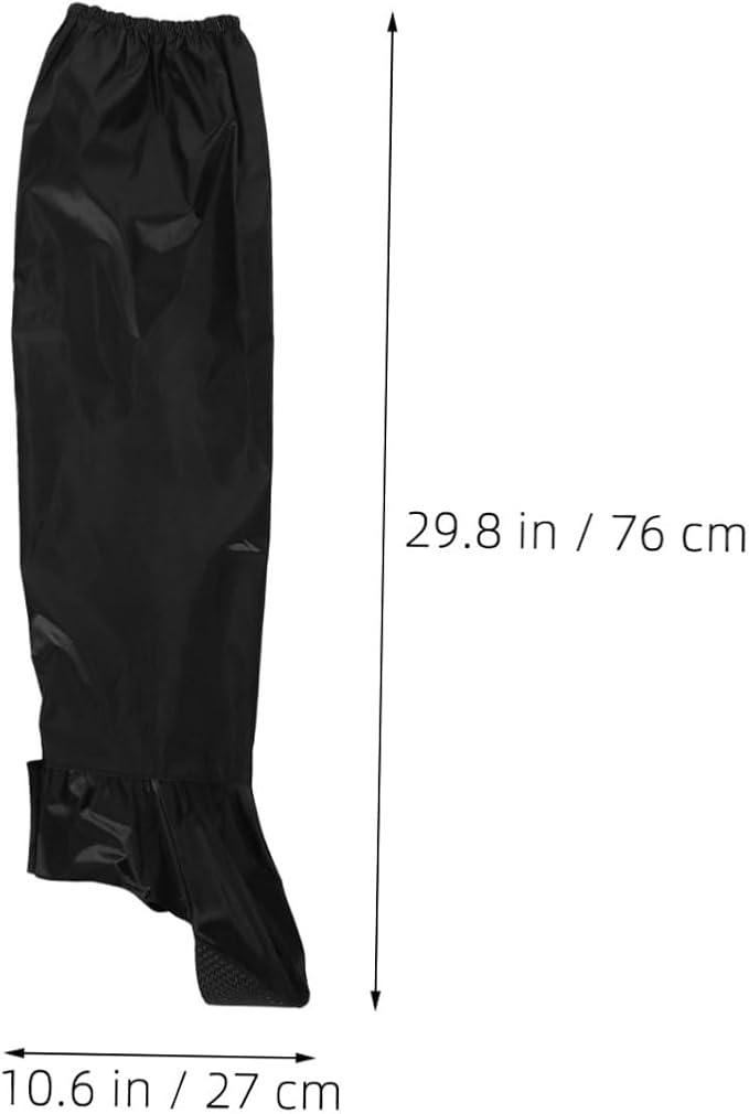Cubrezapatos impermeables ciclismo talla XL negro miniatura 4