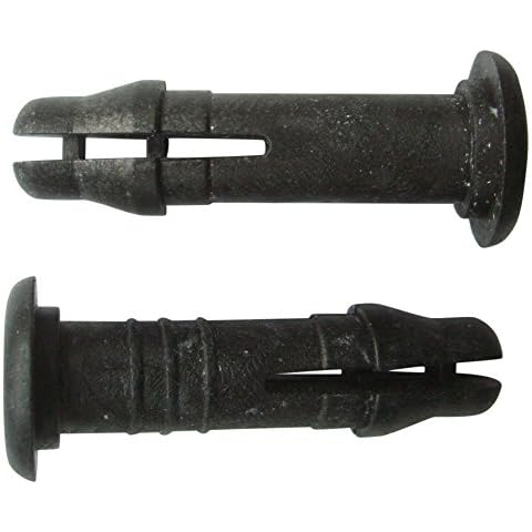 Builder Merchant CNKLJ0036 Wheelie Bin Lid Hinge Pins, Wood, 15 x 55 mm, Set of 2 Piece Cover
