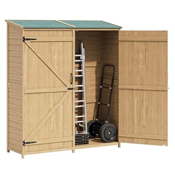 best garden tool organizers with double door storage
