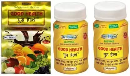 Dr. Biswas Good health ayurvedic medicine (50 Capsule + 50 Capsule + 500ml Tonic) (Pack of 3)