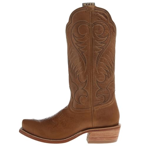 Hyer Womens Leawood Honey Mestizo 13 In Top Cowgirl Boot