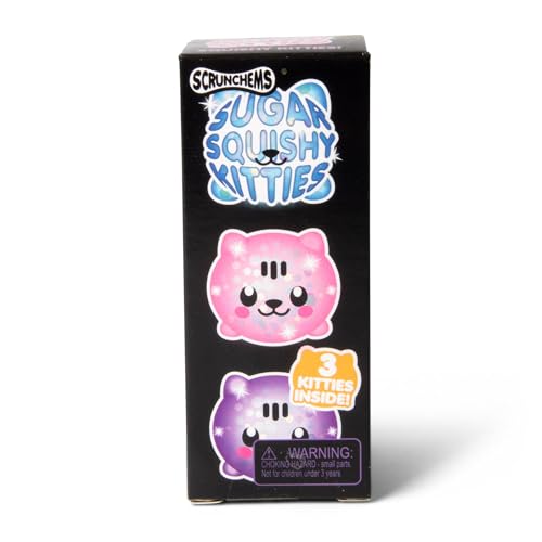Tobar SCRUNCHEMS DIDDY SQUISHY KITTIES Stress Squishball Toy - 3 Pack