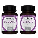Twinlab B-12 Dots - Energy Production Support Supplements with Vitamin B12-500 mcg, 250 Tablets (2 Pack)