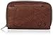 Buxton Heiress Double Zip Organizer Wallet, Mahogany, One Size
