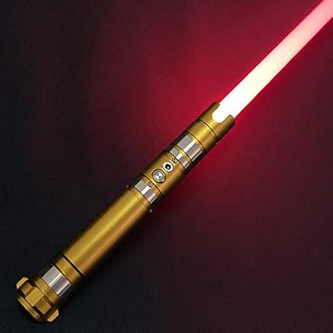 Adawlert Lightsabers - Metal Hilt Force FX Heavy Dueling Light Sabers RGB Colors Changeable Saber Cover