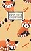 3 Year Pocket Planner 2020-2022: Cute Three Year Organizer & Calendar with Monthly Spread View | Funky Red Panda Bear 3 Year Diary & Agenda with Phone Book, Holidays, Inspirational Quotes & Notes