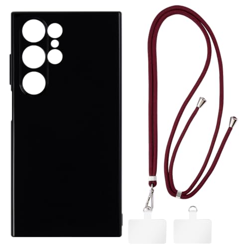 Oukitel C67 4G�ƌ݊���������P�[�X���������[�h - �u���b�N+���b�h | 6.73" �ی�J�o�[�������o�b�N���t�����O���\�ȃl�b�N�X�g���b�v�A�p�b�`2���t���Z�b�g