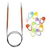 Knitter's Pride Zing Knitting Needles Circular 16 inch Size US 2 (2.75mm) Bundle with 10 Artsiga Cra