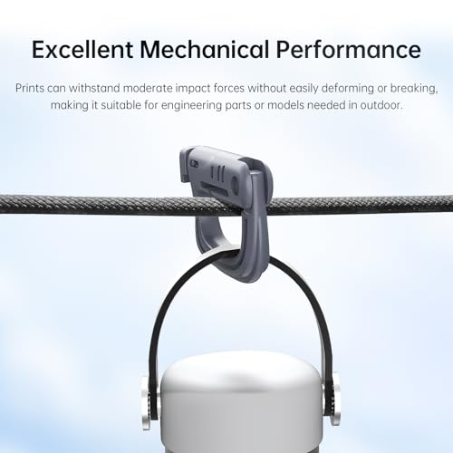 Image of ANYCUBIC ASA Filament 1.75mm, Weather & Heat Resistant, 3D Printer Filament Suitable for Printing Outdoor Functional Parts, Dimensional Accuracy + /- 0.02mm, 1KG Spool, Gray
