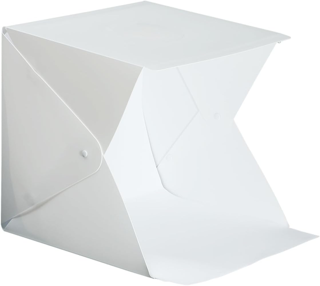 Mini LED Light Box Photography Tent 20cm Portable Foldable Photo Studio Softbox with 6 Backdrops for Product and Jewelry Shooting