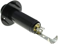 Vista 5 de KAISH 0.250 in Guitarra eléctrica acústica Bajo Mono Endpin Salida Jack Correa Botón Jack Socket Negro