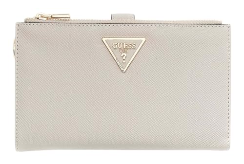 GUESS Porte-Monnaie Laurel II SLG accessoire de luxe au fini taupe précieux
