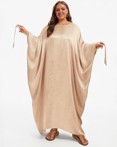 Moo Moos robe caftan ample avec manches chauve-souris légères - 4
