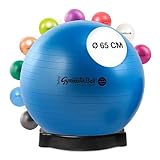 PEZZI Original Pezziball MAXAFE 65 cm m. Ballschale blau Sitzball