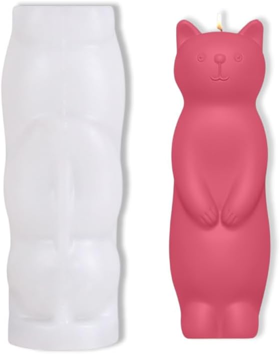 Tone Fun Lamb (2pcs/Set) Shape Candle Silicone Molds for Making Candle, Resin, Aromatherapy Candles, Handmade Wax Soap, Home Decor, Craft