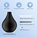 Enema Bulb Kit Superior Hygiene with Our Douche Enema Bulb Kit- 3 Nozzles, 224ML Capacity (Black), Designed for Women & Men(224ML)