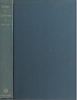 Essays in criticism; B007T3R05O Book Cover
