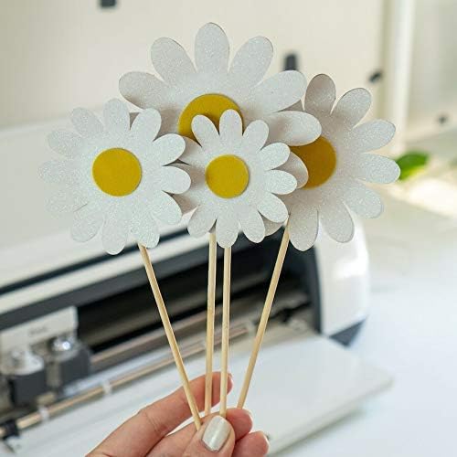 White Glitter Heat Transfer Vinyl 25 ft. Roll HTV - Easy to Weed Tshirt Iron on Vinyl for Silhouette Cameo, Cricut, Heat Press, All Craft Cutters by Craftables